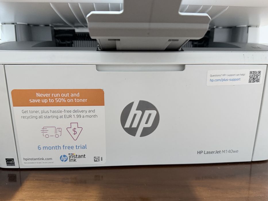 Impressora HP LaserJet M140WE (Multifunções - Laser Mono - Wi-Fi - Instant Ink)