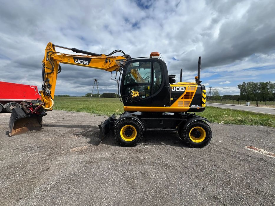 JCB js145  JCB JS 145W+ Rototilt /Szczypce  /Sprowadzony Super stan