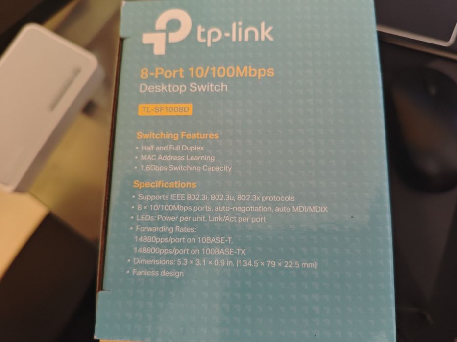 Vendo Switch TP-Link TL-SF1008D 8 Portas 10/100Mbps