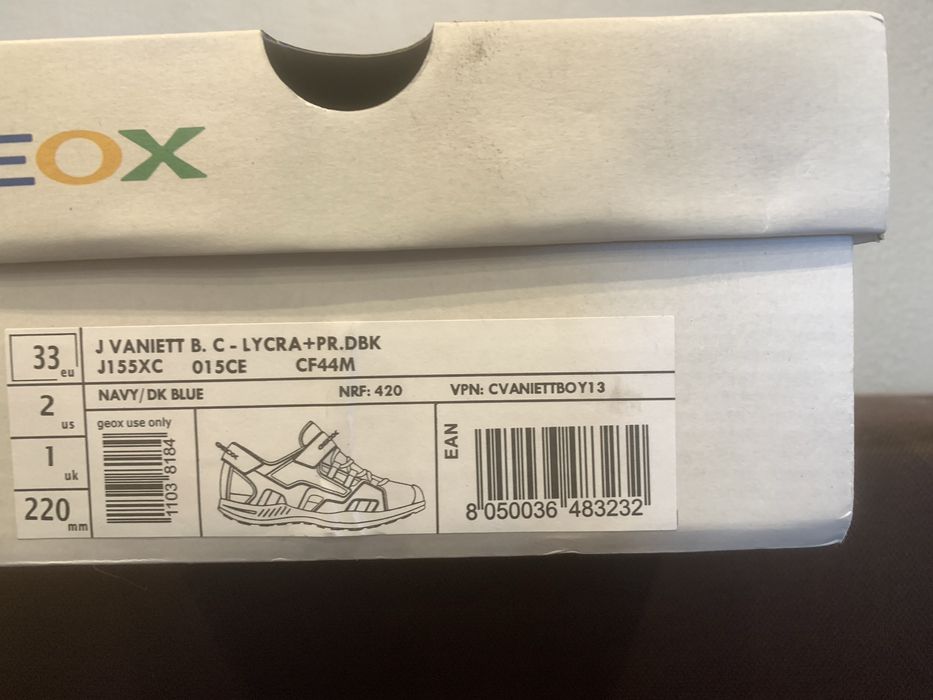 Jesienne buty Geox 33