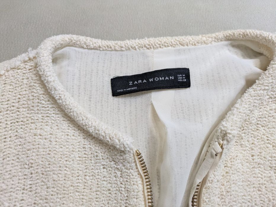 Casaco de malha da Zara costumizado