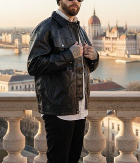 Casaco Estilo Motard