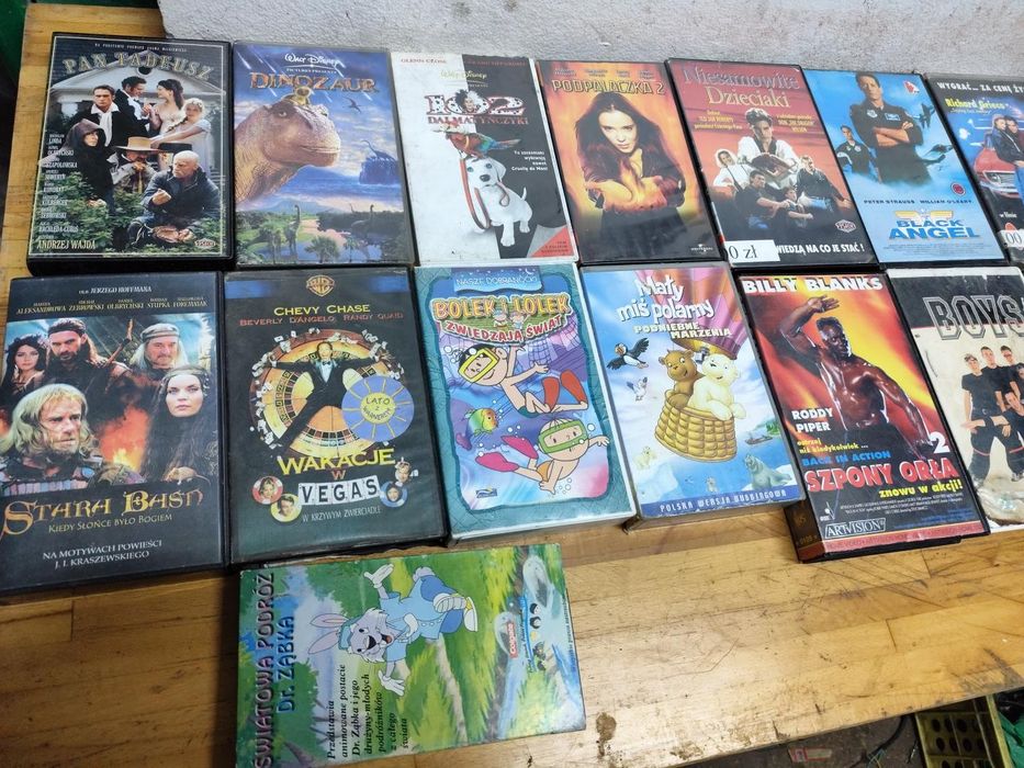 Kasety VHS pakiet