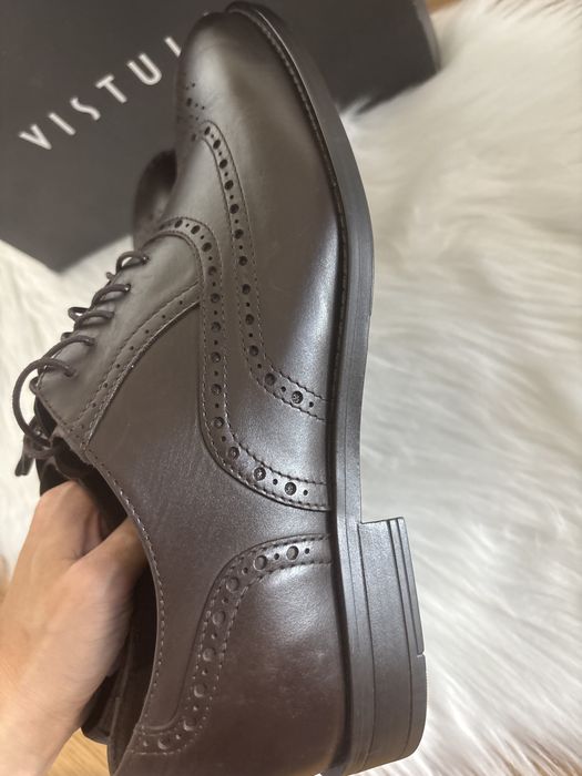 Skorzane buty Vistula