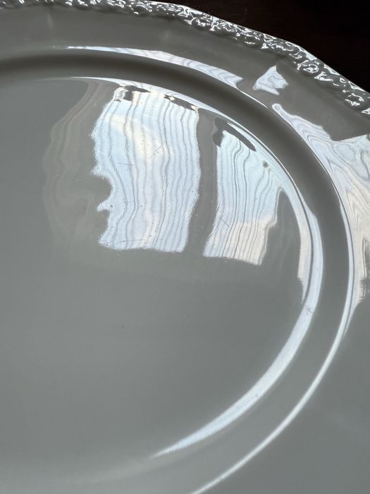 Talerze Obiadowe Rosenthal Biala Maria srednica 24,5 cm.