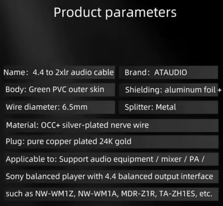 Високоякісні аудіо кабелі