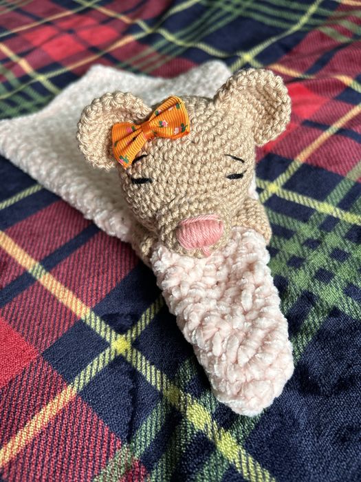 Naninha manta de apego em crochê handmade snuggle amigurumi