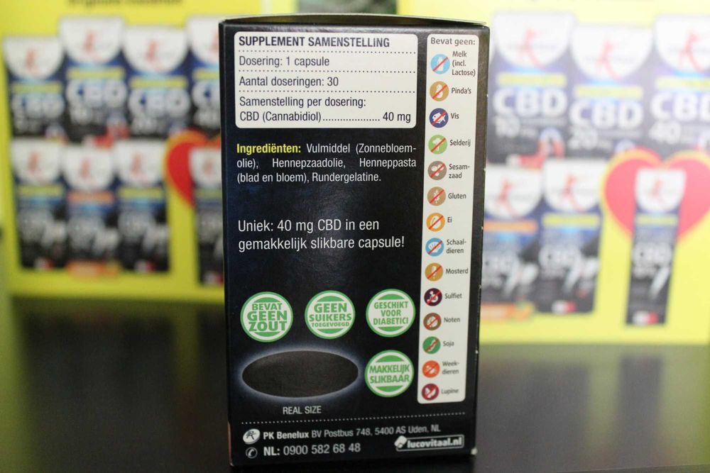Lucovitaal kapsułki CBD 40mg 30sz