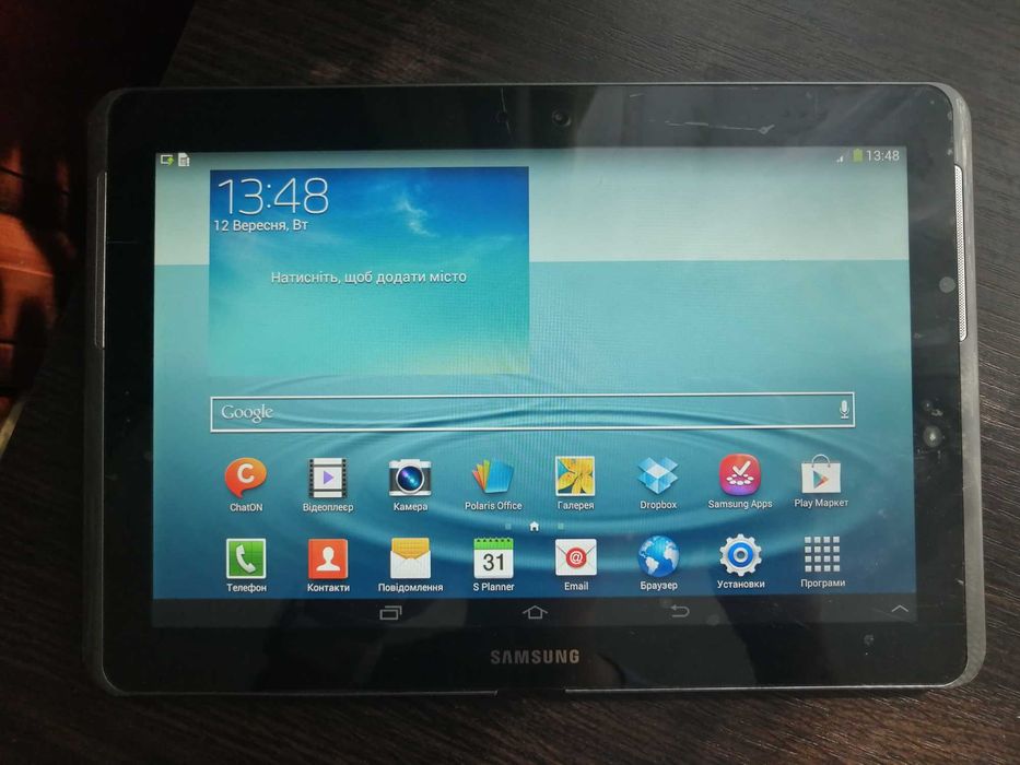 Продам планшет                  Samsung GALAXY Tab 2    10.1