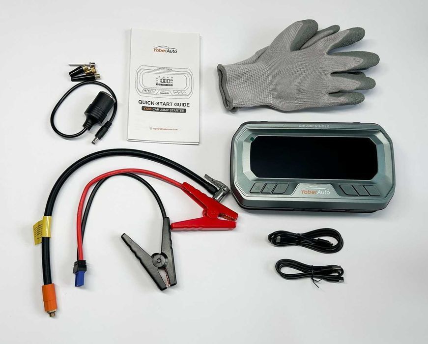 Powerbank 65W Booster Urządzenie rozruchowe 6000A 26800mAh Kompresor