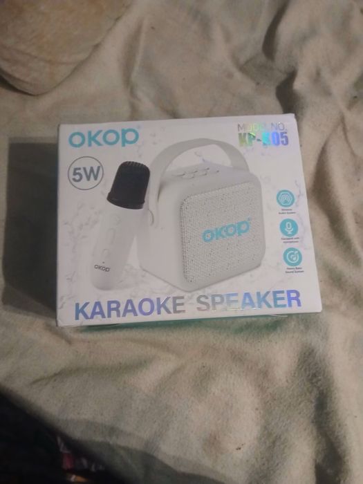 coluna bluetooth com funcionalidade de karaoke