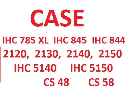 CASE 785XL, 844, 845, 2120, 2150,5140, 5150,CS 48, CS58 katalog części