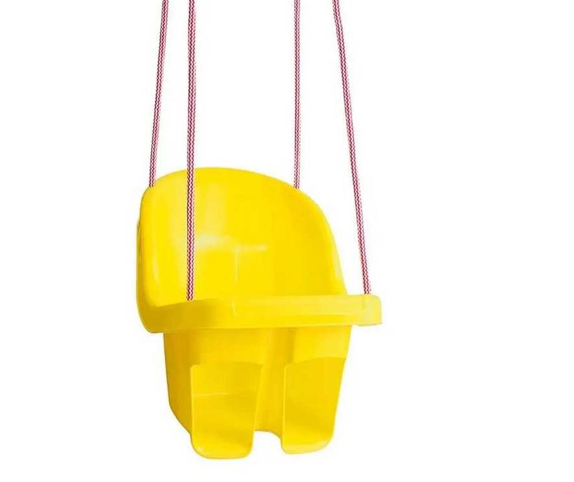 Tega huśtawka kubełkowa żółta
