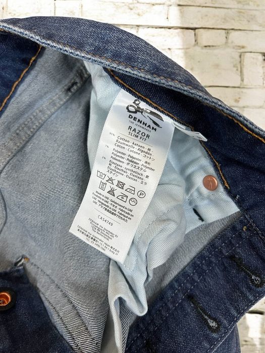 Denham Razor roz. W32 L32 męskie dżinsy slim fit