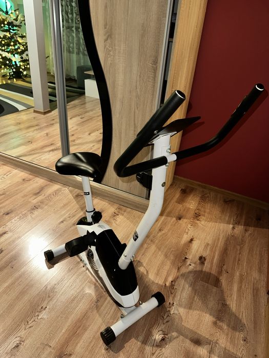 Rower rowerek treningowy stacjonarny magnetyczny HS-045H Eos biały