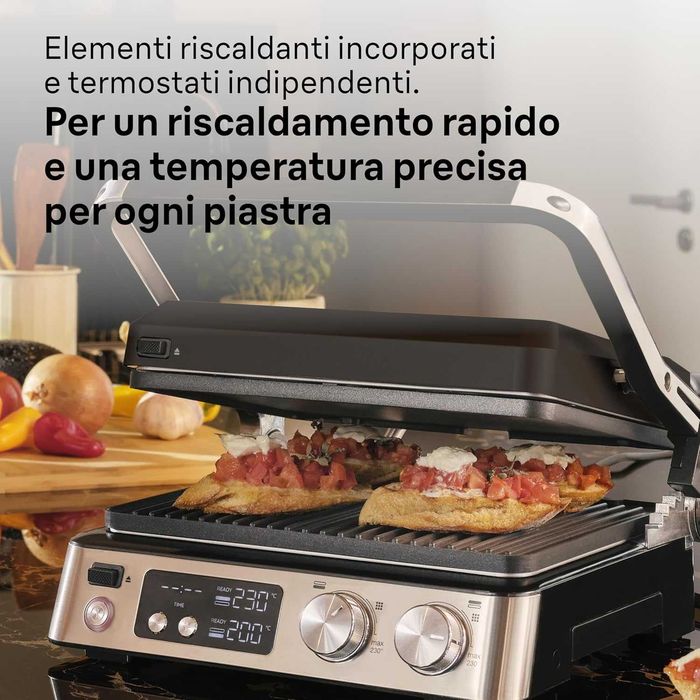 гриль контактний прижимний оптигриль Braun MultiGrill 7 GC7040
