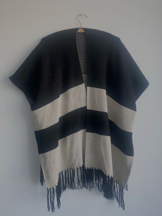 Ponczo w paski L/XL