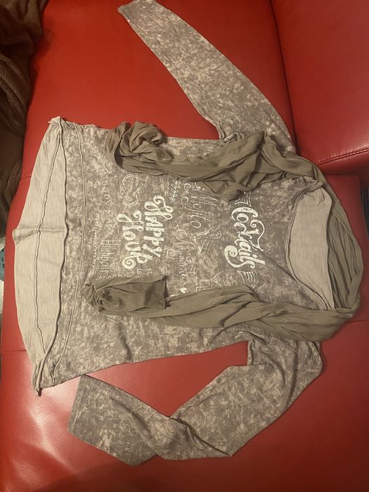 Bluzka z szalem,  Lady Fashion, oversize