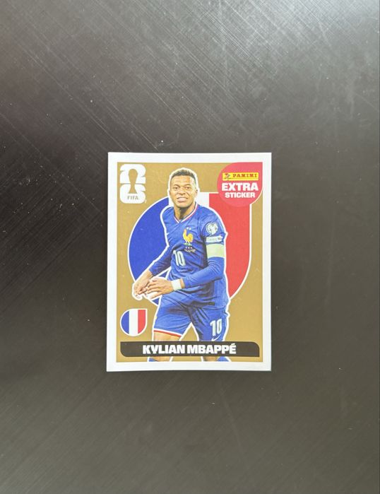 Mbappé Gold Extra Sticker