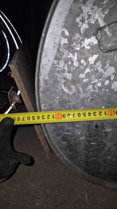 Beczka stalowa ocynkowana BR-6a  Inofama 600l na wodę transport