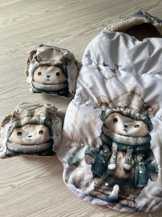 Зимний конверт в коляску