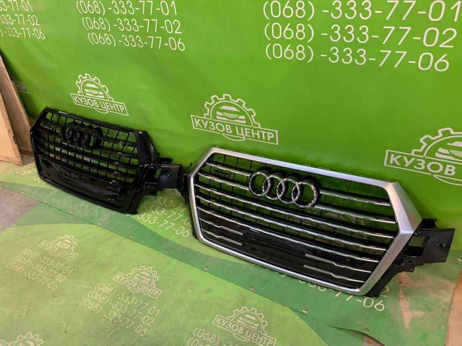 Решітка радіатора Audi Q7 2015-2019 4M решетка радиатора ауді кю7
