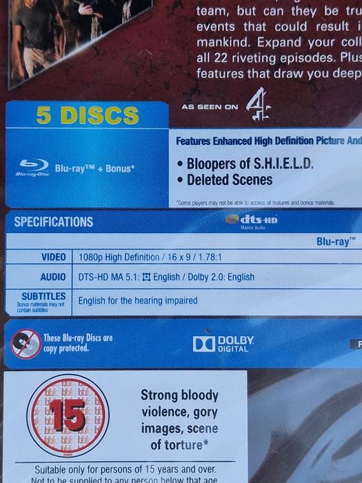 [Blu-ray] Marvel Agent of shield 2