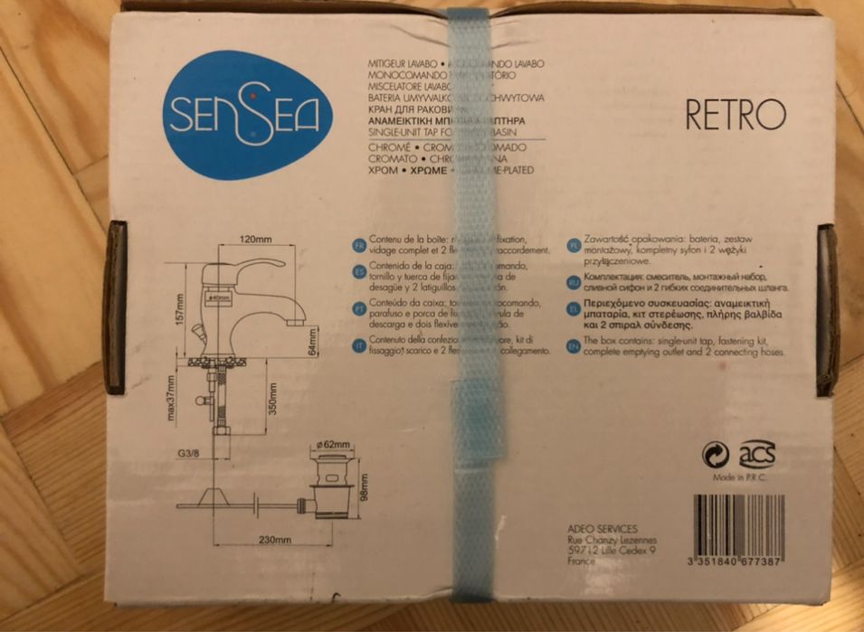 Torneira RARISSIMA Sensea Retro 45A