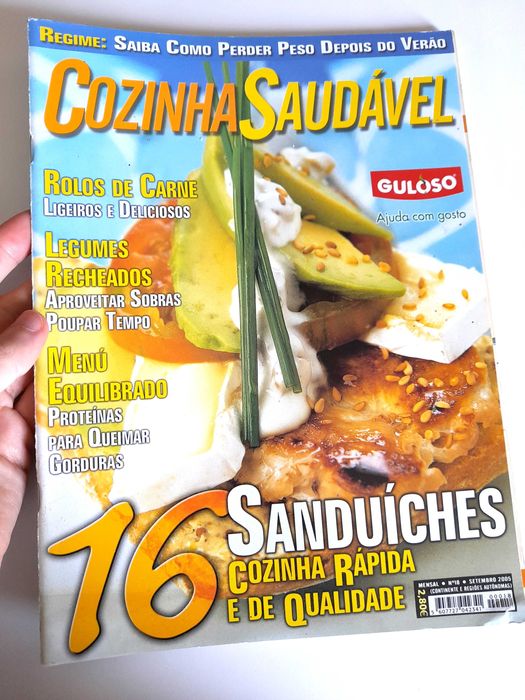 Revista Culinária da coleção Cozinha Saudável Número 18 2005
