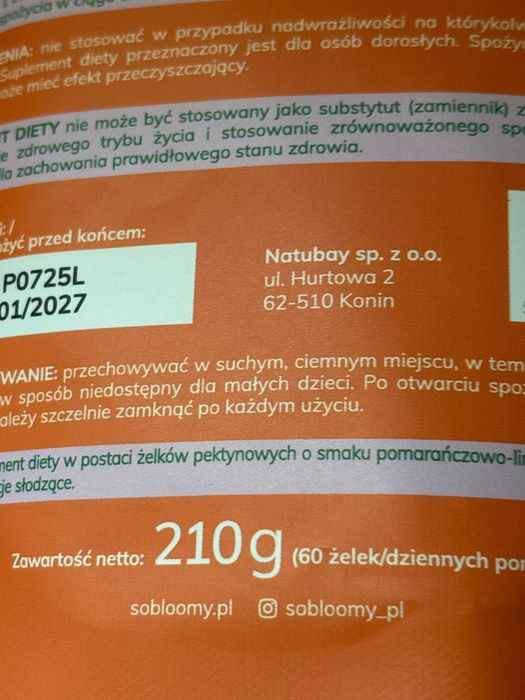 Żelki funkcjonalne z biotyną i cynkiem so bloomy so lovely 60 szt.