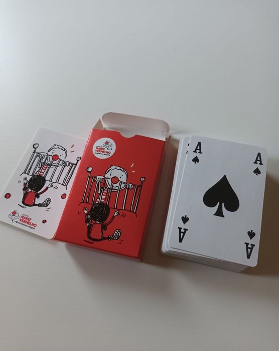Barralho de cartas novo Nariz vermelho