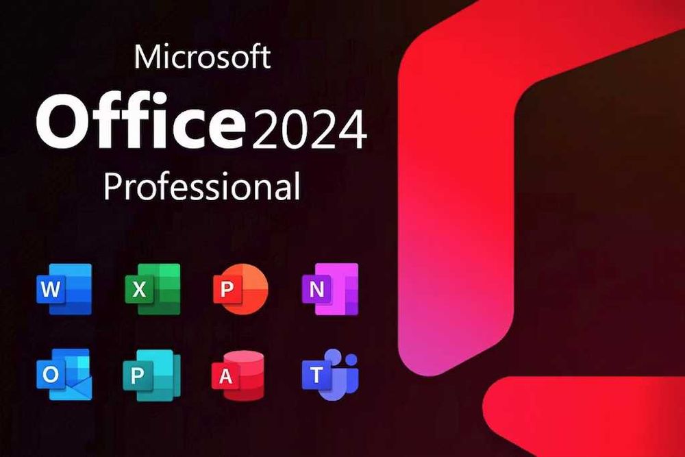 Ключ Microsoft Office 2024 PRO ‼️ ПК/Mac. Офіс: Word/Excel/PowerPoint