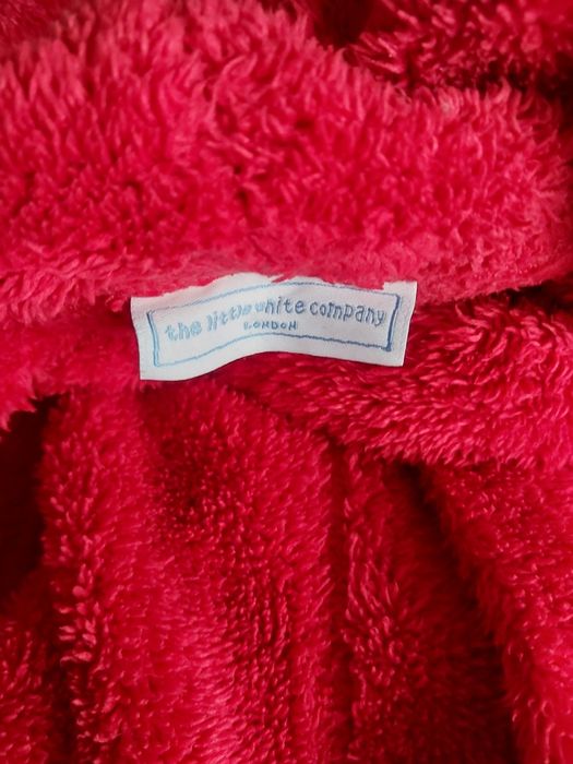 Dzieciecy szlafrok czerwony mięciutki unisex