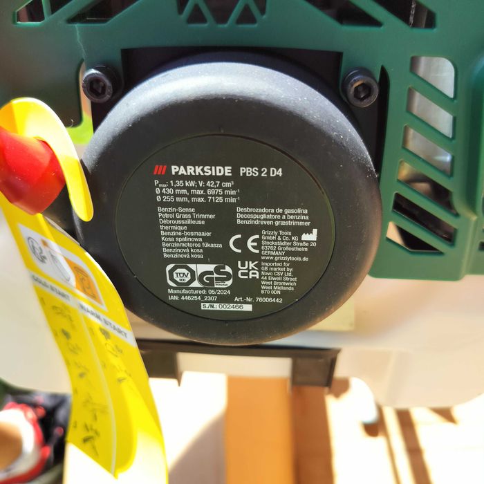 Podkaszarka parkside nowa