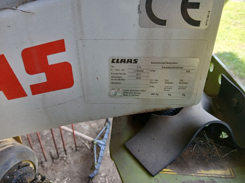 Zgrabiarka claas liner 370 rok 2018 1 wl.  do siana tandem