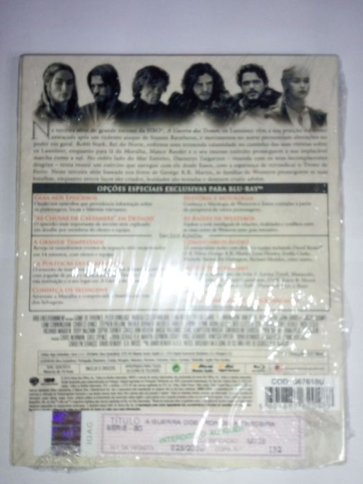 (Novo) Série 3: A guerra dos tronos em Blu-ray Disc
