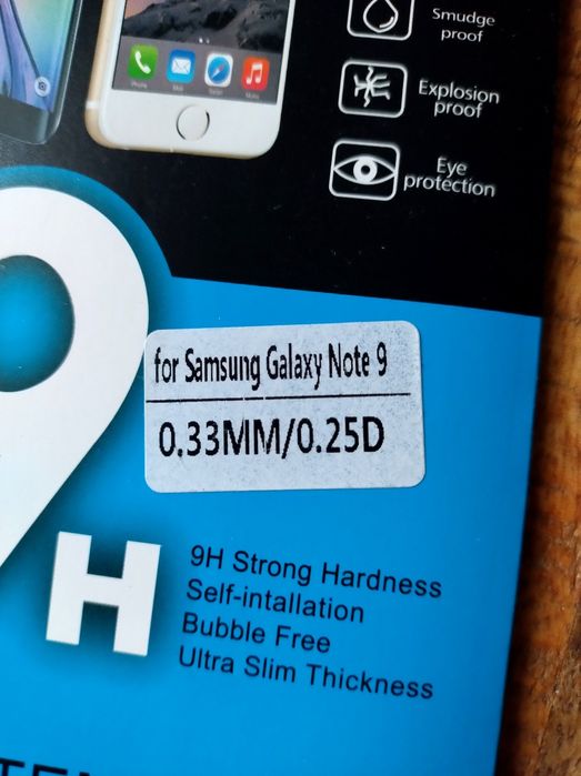 Samsung Galaxy Note 9 szkło ochronne