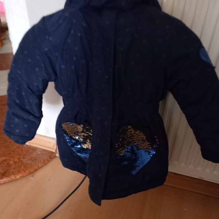 Kurtka zimowa, ciepła dla dziewczynki