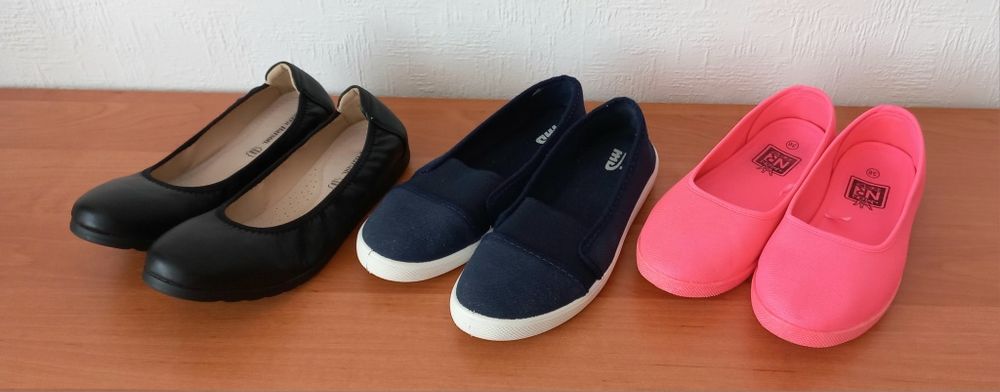 Buty,baleriny  dziewczęce r. 36