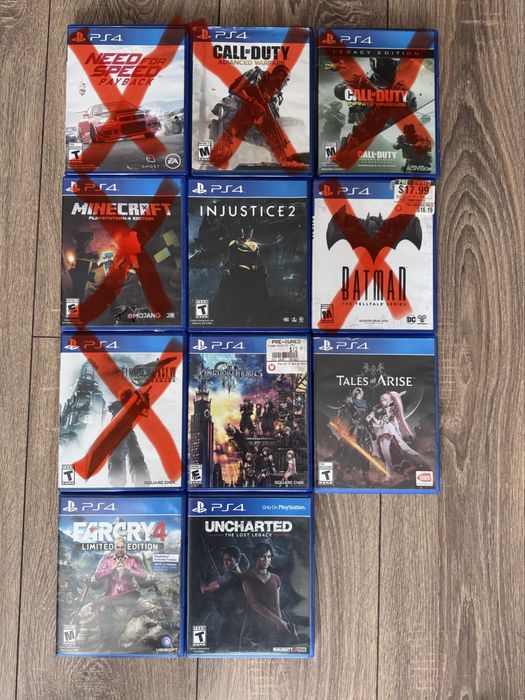 Playstation 4/5 ігри, ps 4/5 диски для приставок
