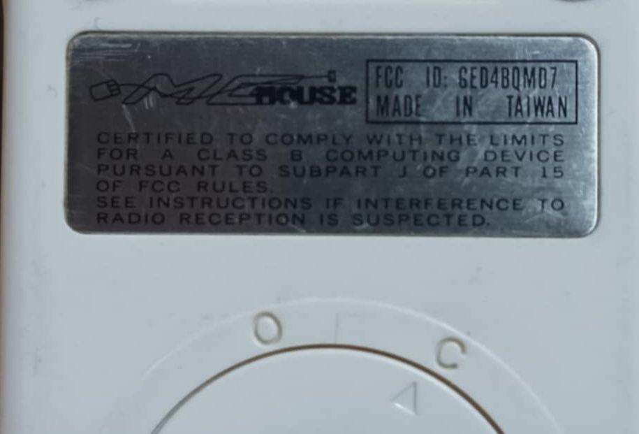 Mysz kulkowa IBM PC XT AT Macintosh 128K 512K Plus SE Classic DB25