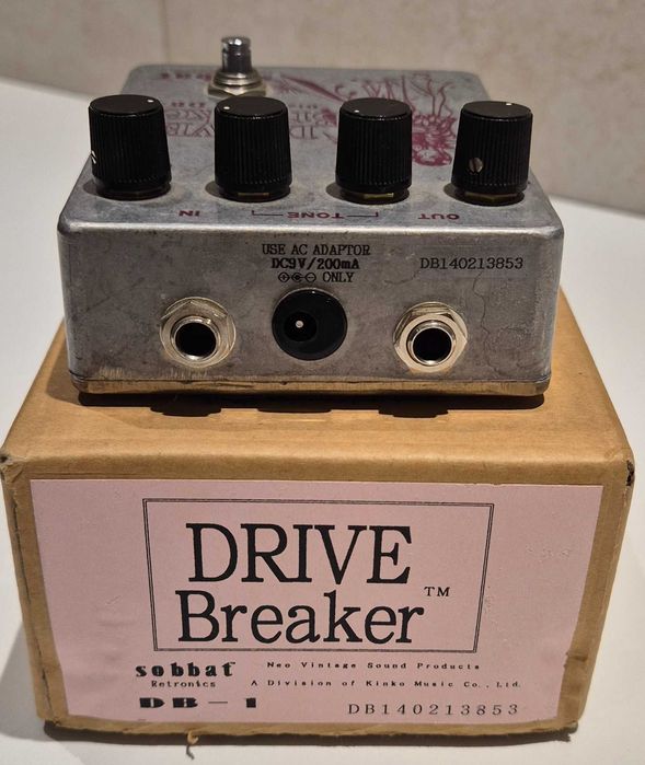 Pedal Distorção Sobbat DB-1 Drive Breaker - Como Novo (The Edge / U2)