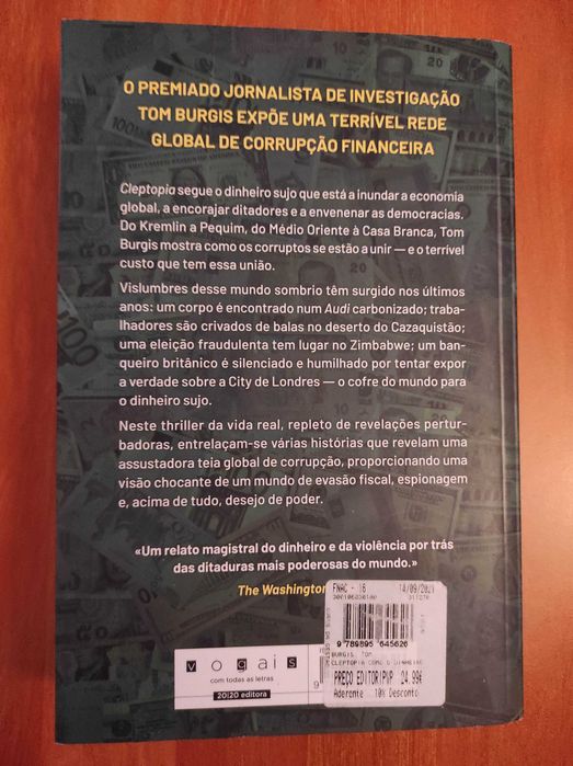 Tom Burgis - Cleptopia (portes gratuitos)