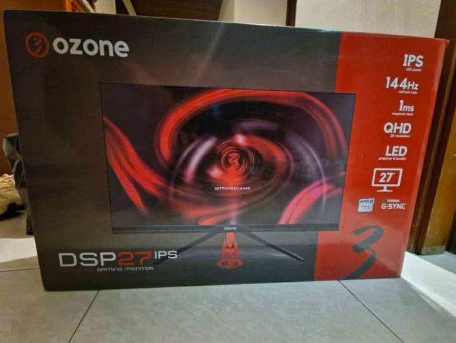 Monitor Gaming Ozone  DSP27 IPS 27" 2K QHD