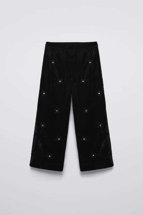 Святковий оксамитовий костюм вишитий бісером Zara 152