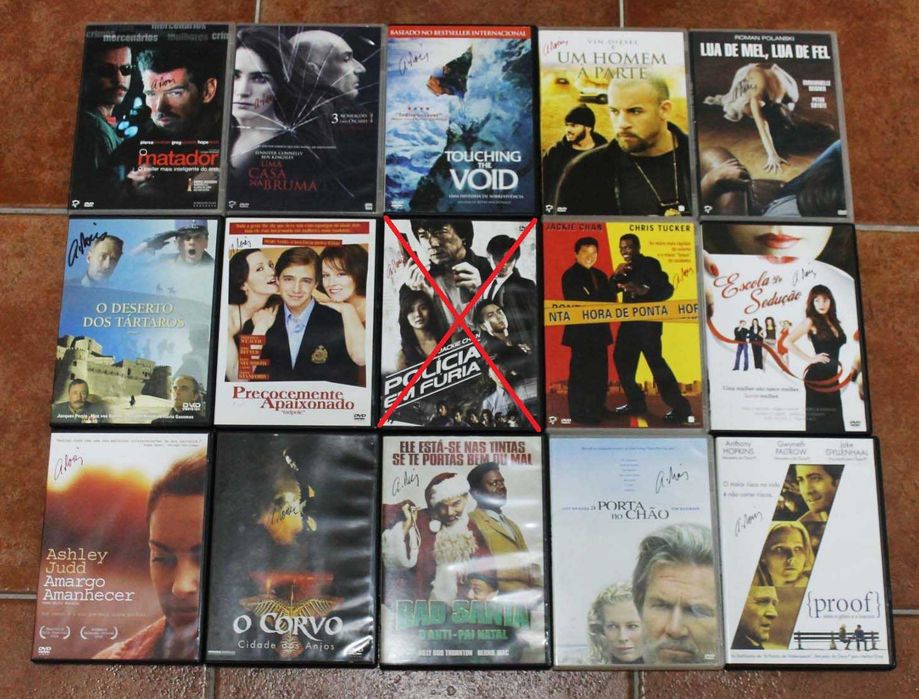 Filmes originais em DVD (COMO NOVOS)