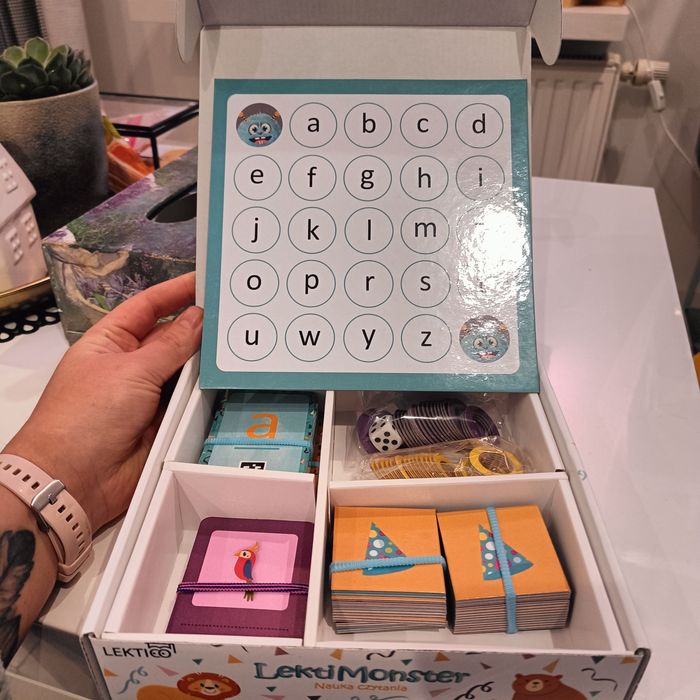 Nauka czytania połączona z aplikacją Lekti monster