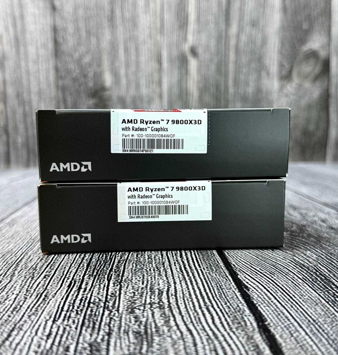 AMD Ryzen 7 9800X3D 2 шт. NEW!