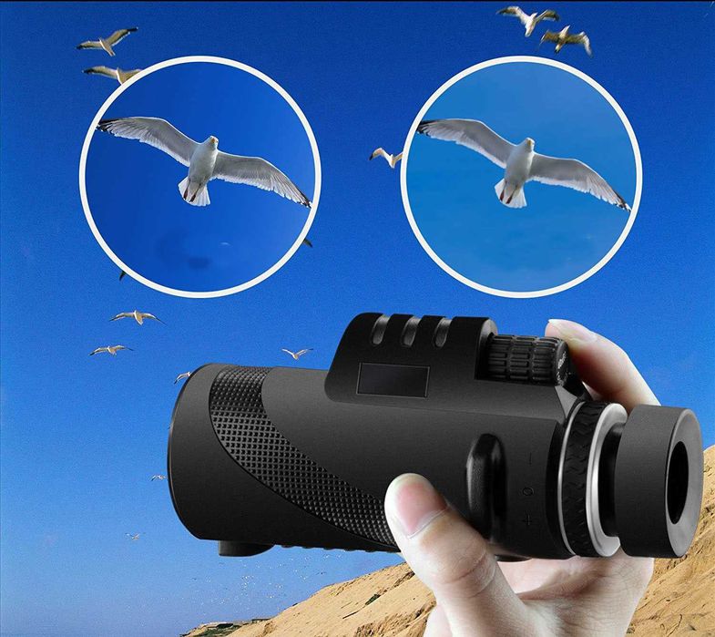 MONOKULAR Survival Myśliwski 40x60 Luneta Lornetka OBIEKTYW + STATYW