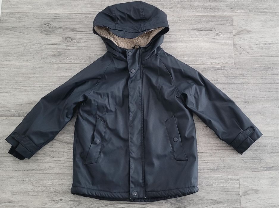 Zara kurtka gumowana przeciwdeszczowa 116
